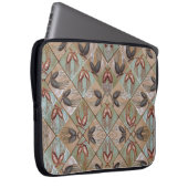 Laptop-Sieb mit Pinecones-Muster Laptopschutzhülle (Vorne Rechts)