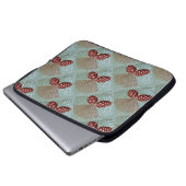 Laptop-Sieb mit Ponderosa pinecones Laptopschutzhülle (Vorne Knopf)