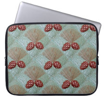 Laptop-Sieb mit Ponderosa pinecones