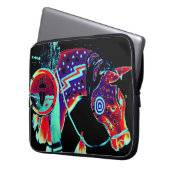 Laptop-Sieb mit "Pony"-Design Laptopschutzhülle (Vorderseite Links)