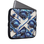 Laptop-Sieb mit schottischem Thistle-Design Laptopschutzhülle (Vorne Rechts)