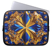 Laptop-Sieb mit schwedischem Farbdesign Laptopschutzhülle (Vorderseite)