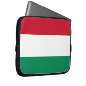 Laptop-Sieb mit ungarischer Flagge Laptopschutzhülle (Vorne Rechts)