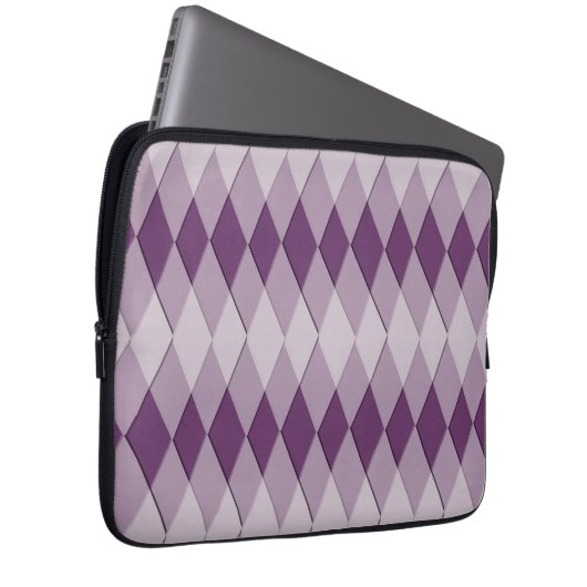 Laptop-Sieb - Raute-Muster Laptopschutzhülle (Vorne Rechts)