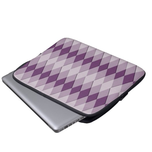 Laptop-Sieb - Raute-Muster Laptopschutzhülle (Vorne Knopf)