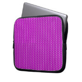 Laptop-Sieb Rosa Glitzer Laptopschutzhülle (Vorderseite Links)