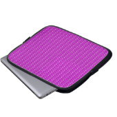 Laptop-Sieb Rosa Glitzer Laptopschutzhülle (Vorne Knopf)