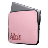 Laptop-Sieb Rosa Laptopschutzhülle (Vorderseite Links)