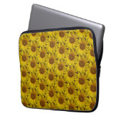 Laptop-Sieb - Sonnenblumen Laptopschutzhülle (Vorderseite Links)