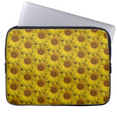 Laptop-Sieb - Sonnenblumen Laptopschutzhülle (Vorderseite)