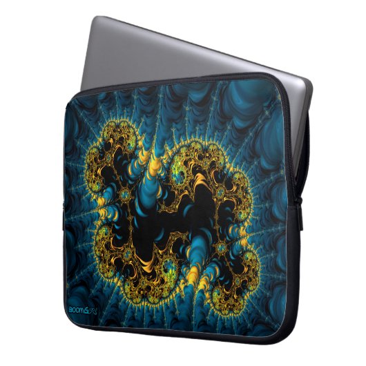 Laptop Sleeve (15") - F1632 "Celestial da Vinci" 1 (Vorderseite Links)