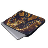 Laptop Sleeve 15" Neoprene Leopard Electronics Bag (Vorne Knopf)