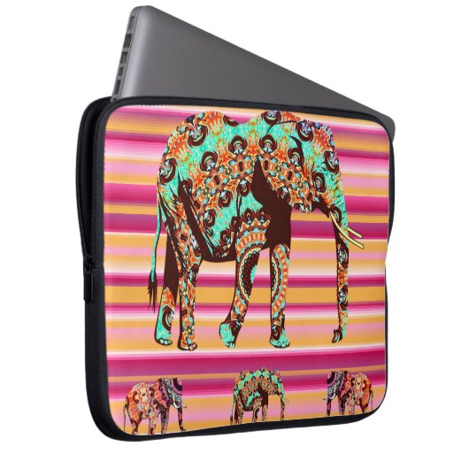 Laptop Sleeve AFrican Elephant (Vorne Rechts)