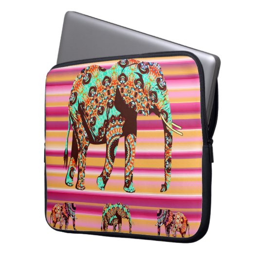 Laptop Sleeve AFrican Elephant (Vorderseite Links)