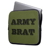 Laptop Sleeve Army Brat (Vorderseite Links)