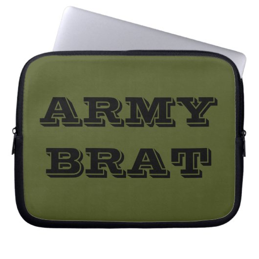 Laptop Sleeve Army Brat (Vorderseite)