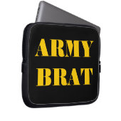 Laptop Sleeve Army Brat (Vorne Rechts)