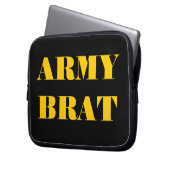 Laptop Sleeve Army Brat (Vorderseite Links)