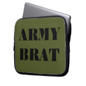 Laptop Sleeve Army Brat (Vorderseite Links)