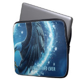 Laptop Sleeve Bald Eagle Heart 2 - 13 Inch (Vorderseite Links)