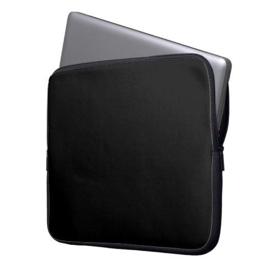 Laptop Sleeve Black (Vorderseite Links)
