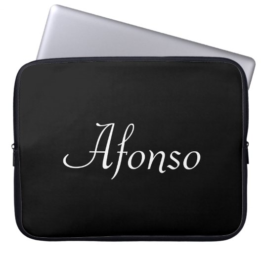 Laptop Sleeve Black (Vorderseite)