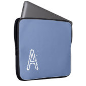 Laptop Sleeve Blau (Vorne Rechts)