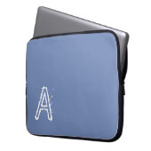 Laptop Sleeve Blau (Vorderseite Links)