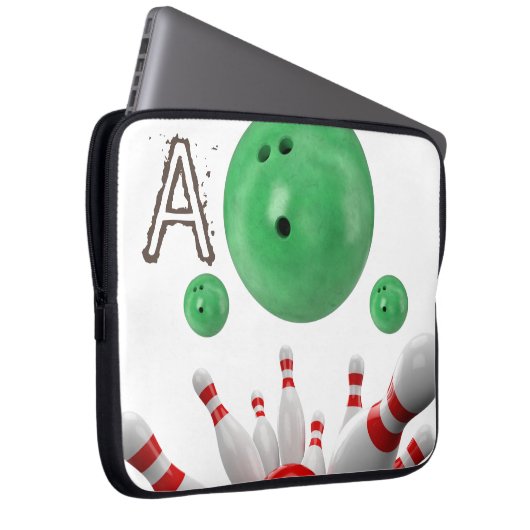 Laptop Sleeve Bowling (Vorne Rechts)