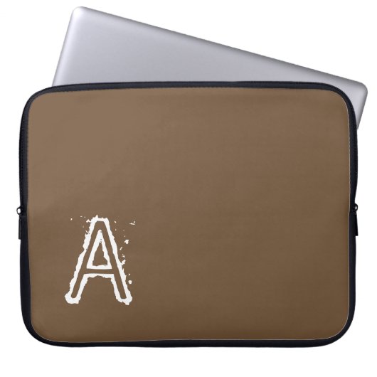 Laptop Sleeve Brown (Vorderseite)