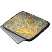 Laptop Sleeve - California Poppies (Vorne Knopf)
