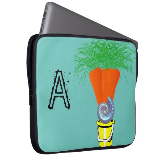 Laptop Sleeve Carrots Beach Muschel (Vorne Rechts)