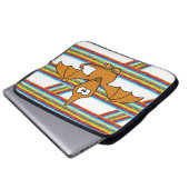 Laptop Sleeve Dinosaur (Vorne Knopf)