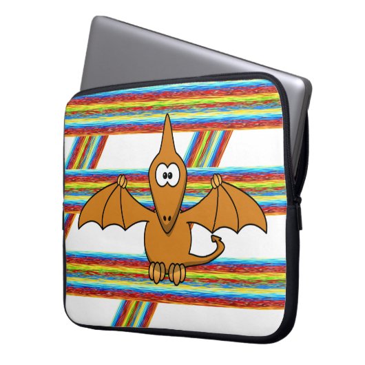Laptop Sleeve Dinosaur (Vorderseite Links)