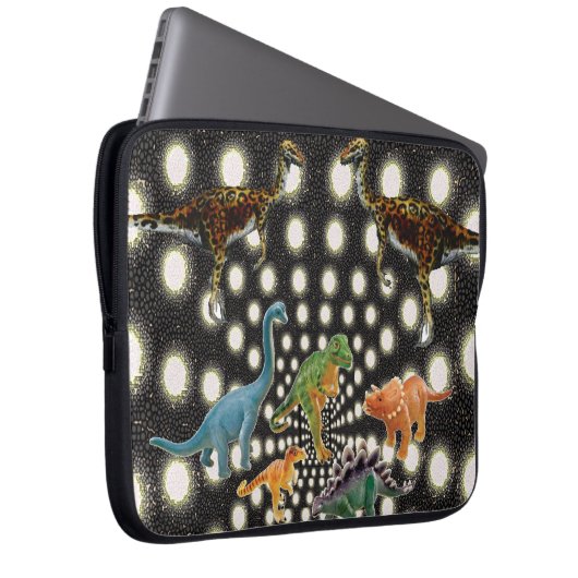 Laptop Sleeve Dinosaur (Vorne Rechts)