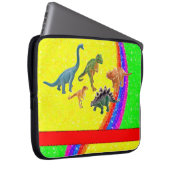 Laptop Sleeve Dinosaur (Vorne Rechts)