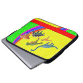 Laptop Sleeve Dinosaur (Vorne Knopf)