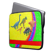 Laptop Sleeve Dinosaur (Vorderseite Links)