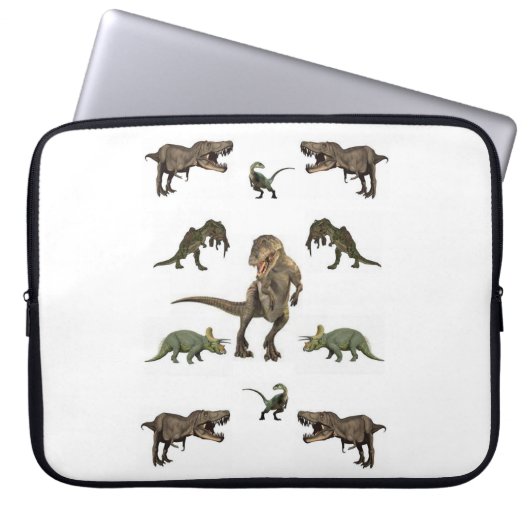 Laptop Sleeve Dinosaur (Vorderseite)