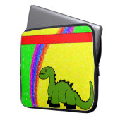 Laptop Sleeve Dinosaur (Vorderseite Links)