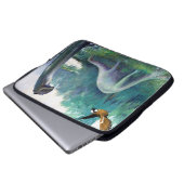 Laptop Sleeve Dinosaur (Vorne Knopf)
