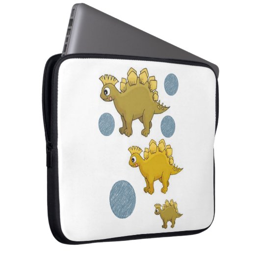 Laptop Sleeve Dinosaur (Vorne Rechts)
