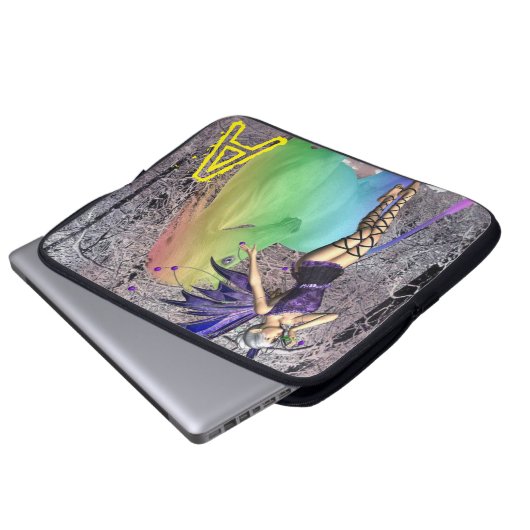 Laptop Sleeve Fairy Pony (Vorne Knopf)