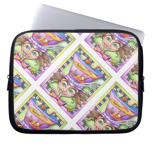 LAPTOP SLEEVE FALL - DER MAD PLATTER (Vorderseite)