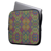 Laptop sleeve featuring a colorful (Vorderseite Links)