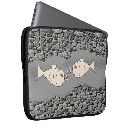 Laptop Sleeve Fisch (Vorne Rechts)