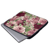 Laptop Sleeve Floral (Vorne Knopf)
