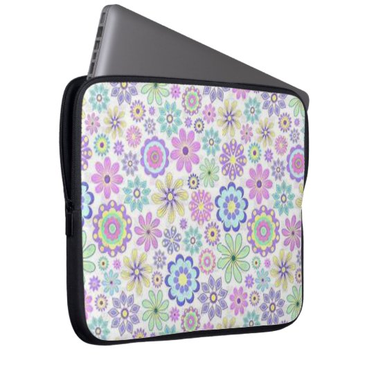 Laptop Sleeve Floral (Vorne Rechts)