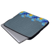 Laptop Sleeve Floral (Vorne Knopf)