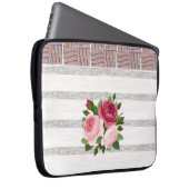 Laptop Sleeve Floral (Vorne Rechts)